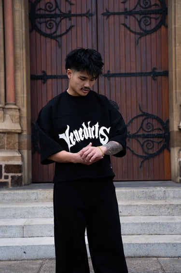 Boxy Signature VDS Cropped Jersey - Black