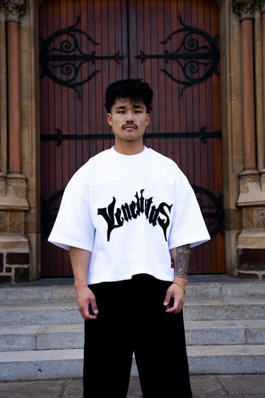 Boxy Signature VDS Cropped Jersey - White