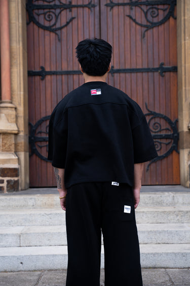 Boxy Signature VDS Cropped Jersey - Black