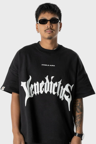 Angels Aura Dove Tee - Black