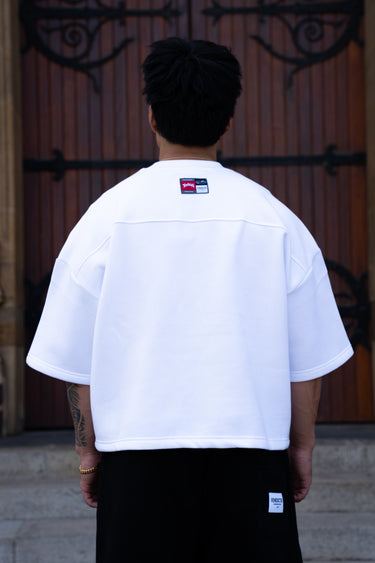 Boxy Signature VDS Cropped Jersey - White