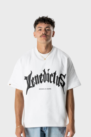 Angels Aura Simple Tee - White