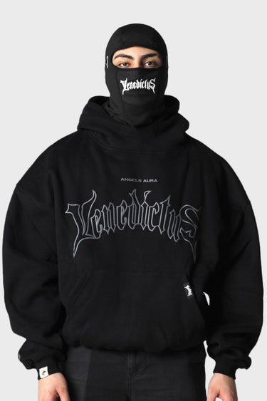 Angels Aura Dove Hoodie - Black