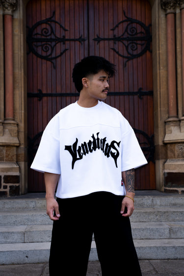 Boxy Signature VDS Cropped Jersey - White