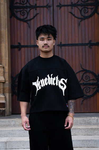 Boxy Signature VDS Cropped Jersey - Black