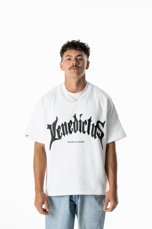 Angels Aura Simple Tee - White